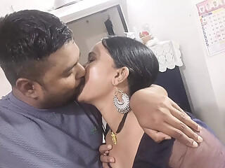 Desi indian sexy kavita Vahini fuck with husband's brother in kitchen