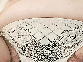 stepmother has an orgasm wetting her panties