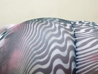My Stepfather Saw My Thong and Pussy in Transparent Leggings