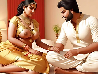 Indian sexy girl Priya seduced stepbrother by watching adult film with him indian girl indian sex