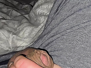 Step mom pulled out step son dick without shame and handjob him