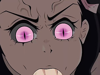 DEMON SLAYER NEZUKO CUM IN MOUTH AND CREAMPIE HENTAI