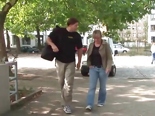 Blonde MILF Picked up on a Bus Station for Sex in Park
