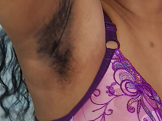 Stepsister dress changing and hairy armpit show