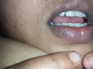 Indian BBW Chubby MILF with Her Boyfriend Blowjob Mouth Fuck & Tits Fuck