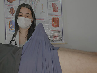 Nurse cares for patient with priapism