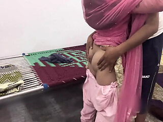 Pregnant Desi StepMom fucked in ass and pussy by the servant