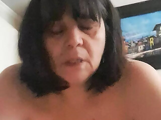 mature milf eager to have sex rubbing her tits