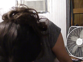 Dirty whore titfucks neighbor