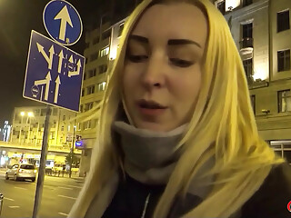 German scout - Hot college girl Amaris pickup and rough fuck