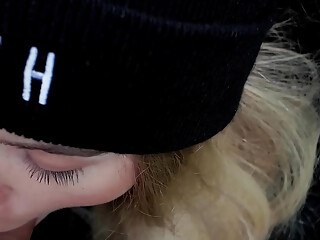 Extreme sex in the forest. Fucked a dirty slut in leggings. POV