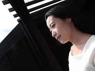 Perfect ballerina body Japanese hotwife onsen vacation