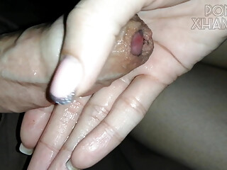 Her beautiful gentle hands helped me cum on a lonely night