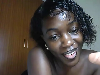 I Take a Whole Hand Inside My Wet Ebony Pussy
