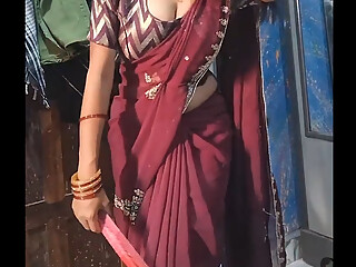 Tight Pussy Desi Bhabhi in Saree Fucked Hard by Devar in Hindi Audio