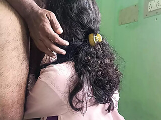 house maid enjoying standing romance