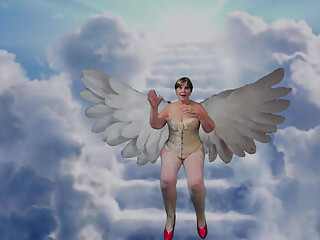 Granny Carmen Angel's Heavenly Missionary Fucked & Creampied Pussy