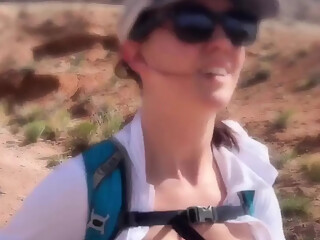 Flashing Tits in Wild Kyrgyzstan Mountains - Bold, Topless, and Raw Adventure