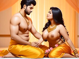 indian Couple gets Horny Watching Porn Together and rough sex