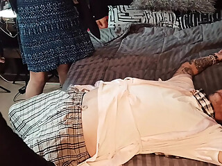 4some with dubble penetration in hotel room