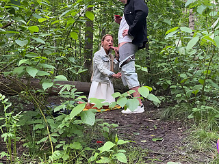 I get cum in my mouth outdoors