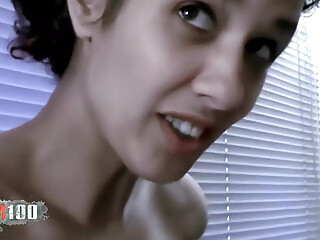 Sandra: Mature Arab Brunette Sandra Getting Naked
