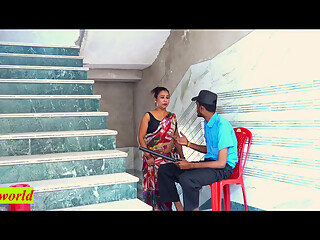 Beautiful Bhabhi Cheating sex with Security Guard! Hindi Malkin Sex