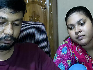 Newly marriage couple Wife husband friend Indian village