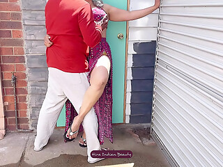 Indian Housewife Cheating with Neighbor - Slow Dance - Lip Lock Kissing & Boob Play