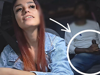 Passenger masturbating behind the app driver!