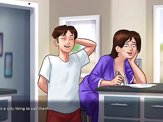 new step mom and step son  make amazing seen in summertime saga part 5