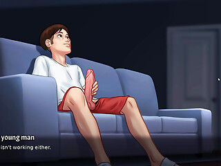 new step mom and step son  make amazing seen in summertime saga part 6