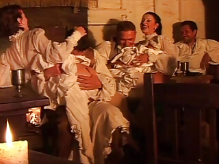 Great Orgy in the 18th Century Venetian Inn