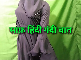 Muslim hijabi beautiful Bhabhi dancing and masturbating