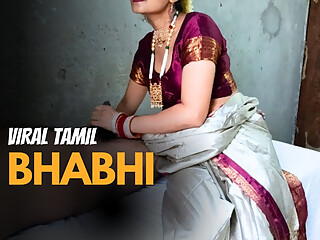 Viral Tamil Bhabhi was fucked by her husband when she was ready to going outside