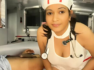 Fake Hospital Sex- Big Dick Patient Seduce and Fucked by Nurse Girl