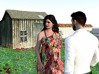 Indian Desi Bhabhi Sex with Her Devar in the Garden