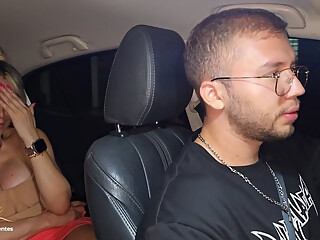 Uber driver gives a Colombian MILF a double creampie - Monique Fuentes and Brian Evansx