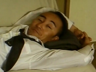 Thick Asian Teen Taking Two Hard Cocks at the Same Time