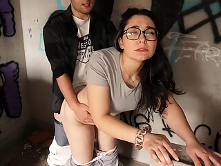 🔥 PUBLIC SEX IN AN ABANDONED HOUSE... I INSIDE HER