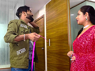 Indian trailer come to home for steaching blowuse and fuck her owner Full night sex video with huge cock hindi audio