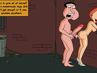 Family Guy cartoon parody - Lois's affair with Glenn Quagmire is big and public