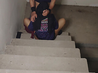 Girlfriend Ki Chodai On Stairs-Blowjob Doggy style Hardcore 🔥