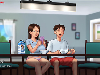 A Lonely Horny MILF Landlady Was Caught Masturbating Her Juicy Pussy By Her Horny Pervert Tenants - Summertime Saga 3D Games