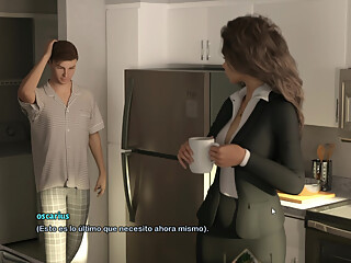 MY STEPMOM BECOMES A HOT WOMAN WITH EVERYONE IN THE OFFICE MY BIMBO DREAM 6