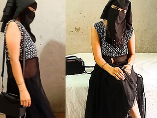 College girl in hijab was fucked by Uncut Dick
