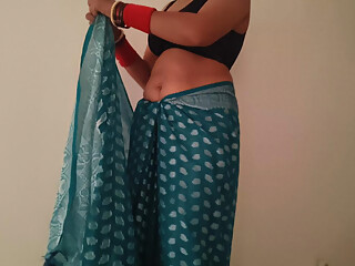 The desi poor girl was working alone on her farm when the stepbrother seduced her and started fucking her