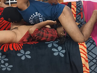 The wife gets angry with the busy husband, the husband then accepts the wife.