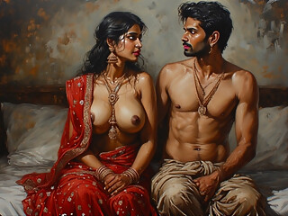 Bhabhiji wants her daughter&#039;s boyfriend&#039;s cock as she watches her getting fucked by his huge massive cock
