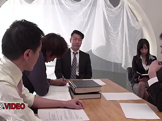 Sultry Asian Rina Mayuzumi Fulfills Office Fantasies With Passionate Urgency